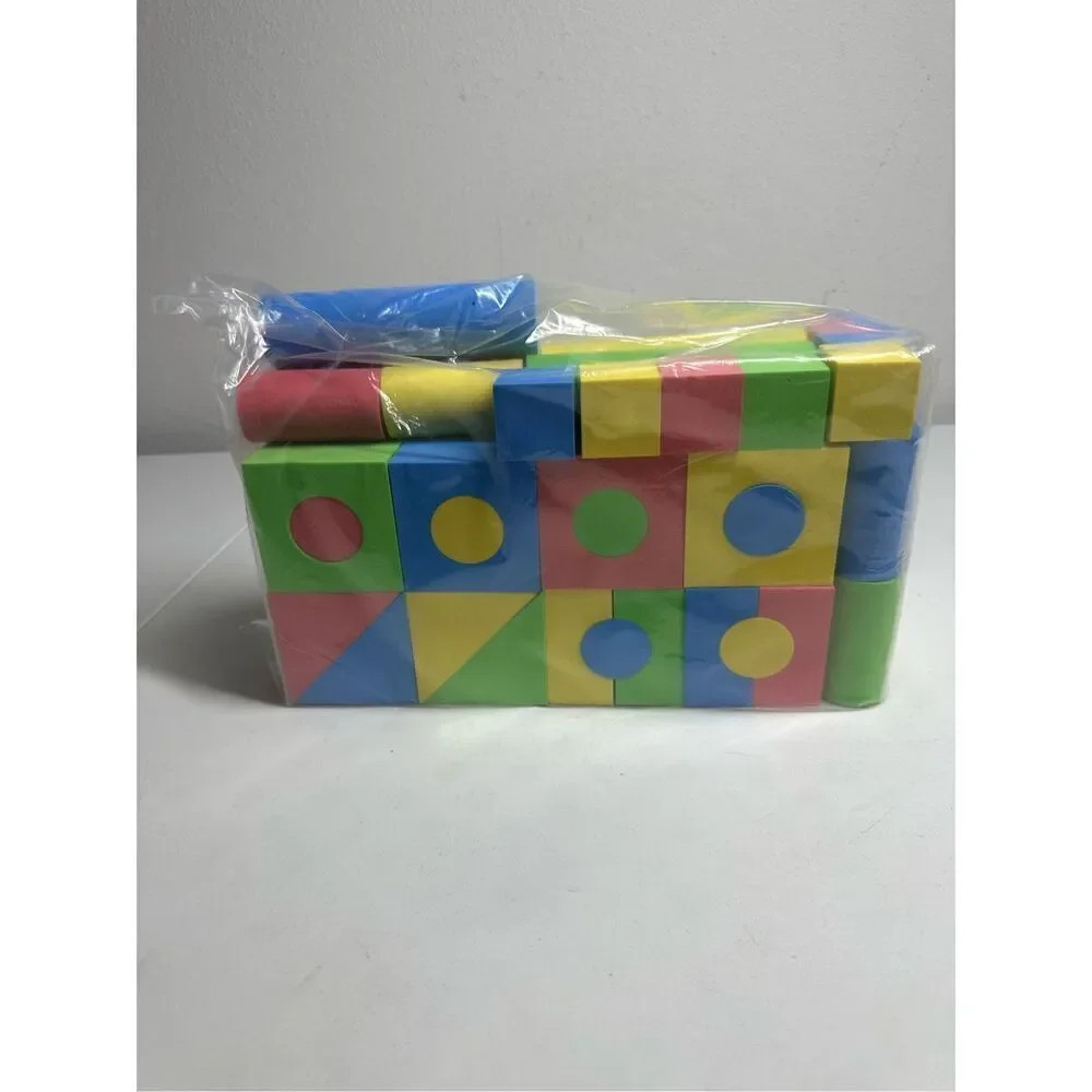 NWT Building Foam Blocks for Toddlers 45pcs Medium Size